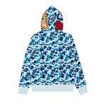 Молнии BAPE ABC Camo Shark Full Zip Hoodie 'Blue' 2