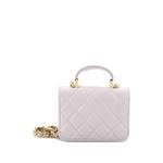 Сумка через плечо Top Handle Flap Coin Purse with Chain Quilted Lambskin 2