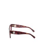 tortoiseshell-effect logo-plaque sunglasses 2