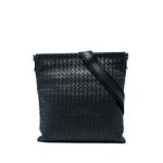 Сумка через плечо Nappa Flat Messenger Bag с плетением Intrecciato (2012-2026 годы) 1
