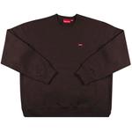 Свитшоты Supreme Small Box Crewneck 'Dark Brown' 1