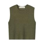 Укороченные топы Fear of God Essentials Rib Knit Crop Top 'Moss' 1