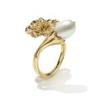 Кольцо Fleur de Pavot с жемчугом 1