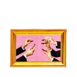 Коврик Lipstick с графичным принтом (60x90 см) 1