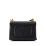 Мини-сумка через плечо Bracelet On Chain Flap Bag Quilted Caviar 2