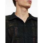 pleated short-sleeve shirt 5