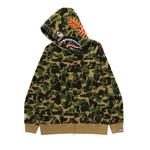 Толстовки на молнии BAPE ABC Camo Crystal Stone Shark Full Zip Hoodie «Зеленый» 2
