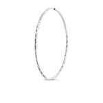 Серьга-кольцо Liv из белого золота 1