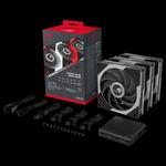 ASUS ROG Eurux GR120 ARGB 120mm вентилятор - Черный (тройной комплект) 4