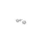 Серьги из стерлингового серебра 925 пробы SS120 с покрытием из белого золота 2