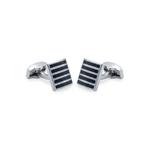 Запонки Cagua Chrome Horizontal 2