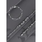 Браслет Roxanne Oval Link Paperclip Chain из белого золота 6