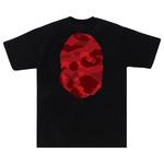 Топы BAPE Color Camo Big Ape Head Tee 'Black/Red' 2