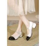 Туфли Мэри Джейн с перламутровым ремешком 4CM Color Matching TE3902-3 5