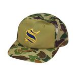 Кепки Supreme Contrast S Mesh Back 6-Panel 'Olive Camo' 1