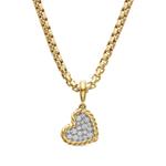Подвеска DY Elements из желтого золота с бриллиантами (12.6 мм) 1