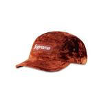 Кепка Supreme Crushed Velvet Camp Cap 'Ржавый' 1