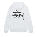 Худи Stussy Basic Hoodie 'Пепельный хизер' 2