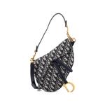 Saddle Handbag with Strap Oblique Canvas Medium shoulder bag 1