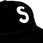 Кепки Supreme Velvet S Logo 6-Panel 'Black' 3