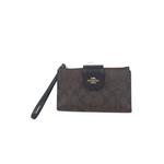 Coach Signature Tech C2874 Кошелек в коричневом и черном цвете 1