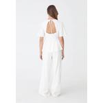 Топ с баской Jade Linen Peplum 6