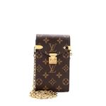 Metis Phone Pouch on Chain Monogram Canvas shoulder bag 1
