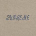 Футболка Supreme Washed Script Short-Sleeve Top 'Tan' 2