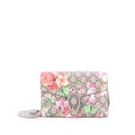 Маленькая сумка через плечо Dionysus Chain Wallet Blooms Print GG Coated Canvas 1