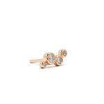 14kt yellow gold Audrey stud earring 2