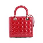 Стеганая сумка-сэтчел Lady Dior NM Bag Cannage среднего размера 2