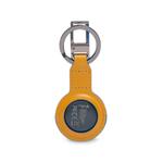 Bluetooth tracker leather keychain 2
