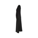 long-sleeve gathered maxi dress 1