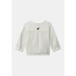 Белая хлопковая рубашка из марли 4