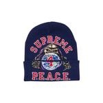 Шапки-бини Supreme Peace Embroidered Beanie 'Navy' 1