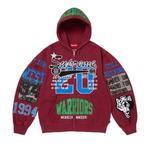 Худи Supreme Warriors Appliqué Zip Up Hooded Sweatshirt 'Cardinal' 1
