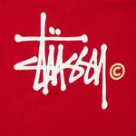 Футболки Stussy Basic Logo Tee 'Wine' 3