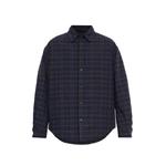 check flannel padded overshirt 1