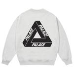 Топы Palace Tri-Ferg Crew «Grey Marl» 2