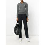 logo-patch knitted jumper 2