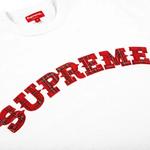 Футболки Supreme Plaid Appliqué Short-Sleeve Top 'White' 2