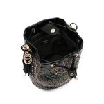 stud-embellished leather bucket bag 5