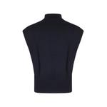 high-neck sleeveless sweater 2