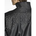 studded logo-patch jacket 3