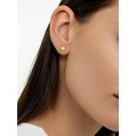 Серьги Diamond Stud из желтого золота с бриллиантами 2