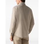light beige cashmere and silk overshirt 4