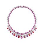 Колье Pomegranate Tutti Frutti из белого золота 1