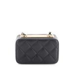 Стеганая сумка через плечо Trendy CC Zip Card Holder on Chain Quilted Lambskin 2