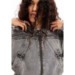 Женская джинсовая куртка Desigual с отстегивающимися рукавами. 3