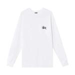 Футболки Stussy Basic Long-Sleeve Tee 'White' 1